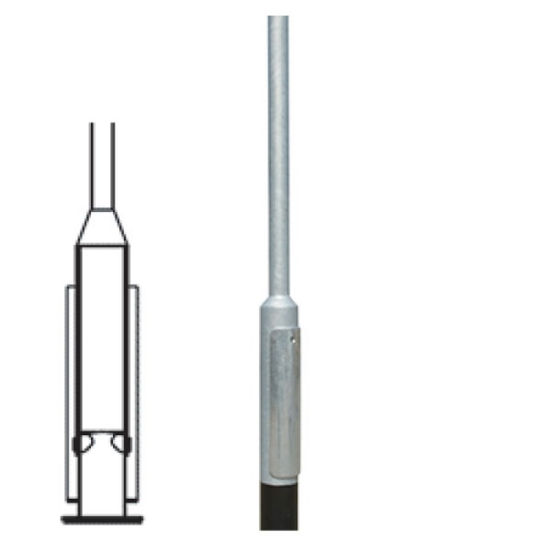 BaseHinged Lighting Column 4m Steel Galvanised Tubular Lamp Post