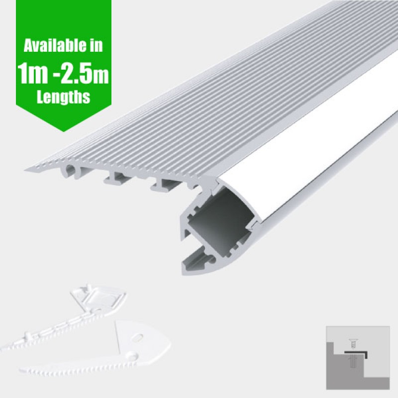 Led Profile Step Extrusion Stair Nosing Downlight For Profile Step Extrusion Stair Nosing