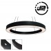 Suspended/Surface Mount Round LED HALO Light Ø600mm / 38W (3,600lm) Black Body