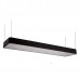 Suspended Linear LED Light 1200mm/4ft RAL Black Aluminum (4,500lm) 51W