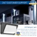 LED Wallpack - 40W 4,800lm - Die-cast aluminium Body with 5mm Glass - Replacement for 70W MHL Metal Halide Replacements
